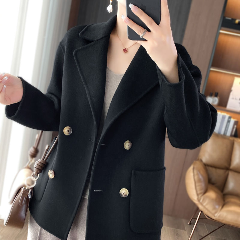 Petite Wool Coat Casual Croppe - Women'S Fashion Petite 评论和价格