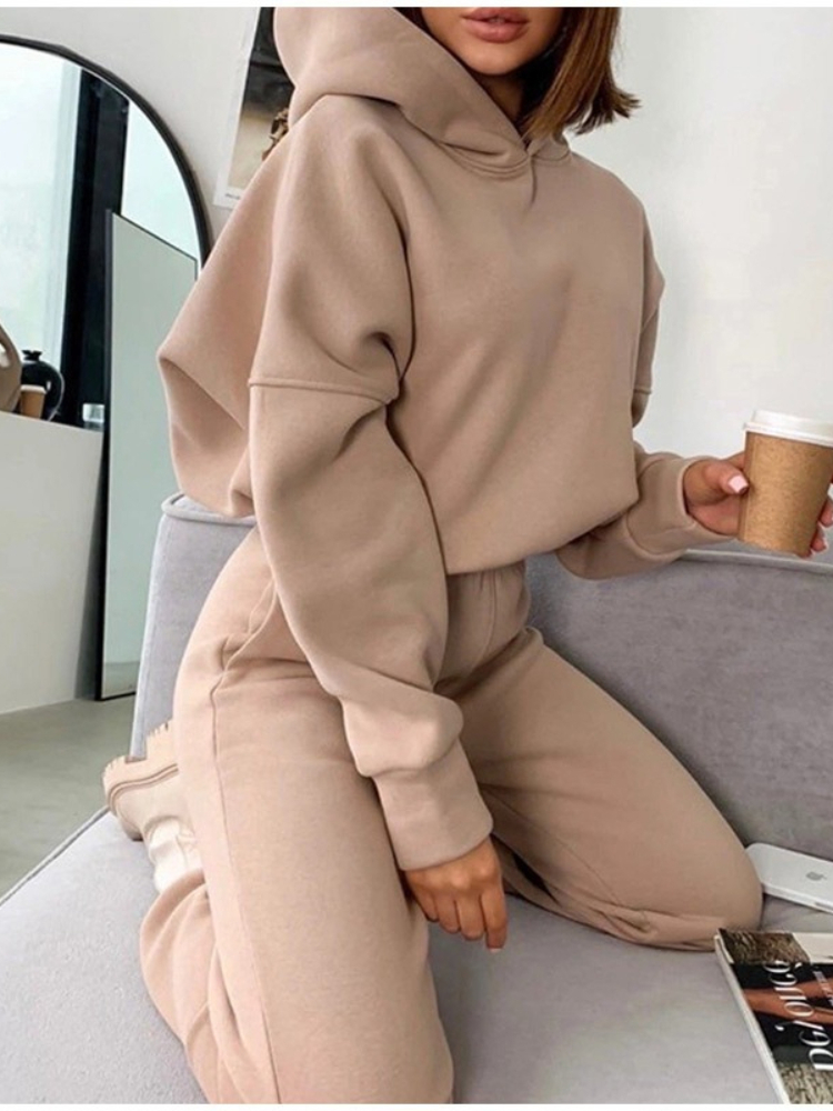 Spring Tracksuit Women Two Pie - Hoodie Women Oversized 评论和价格