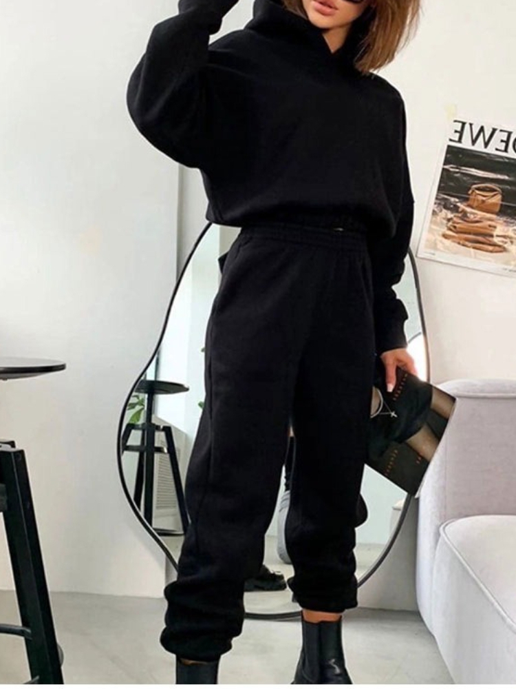 Spring Tracksuit Women Two Pie - Hoodie Women Oversized 评论和价格