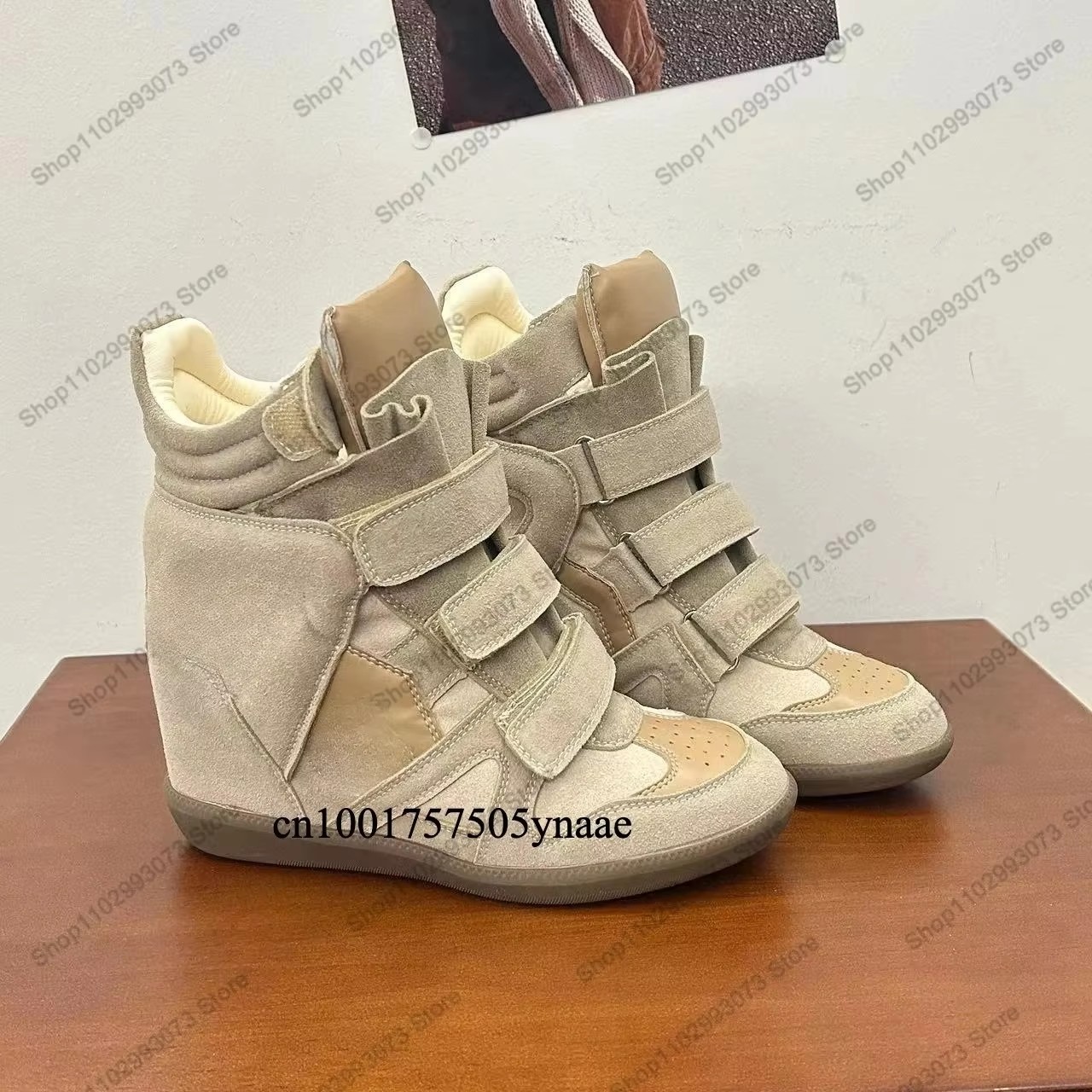 Women Hidden Wedge Heel High‑T - Women'S Fashion Leather Boots 评论和价格