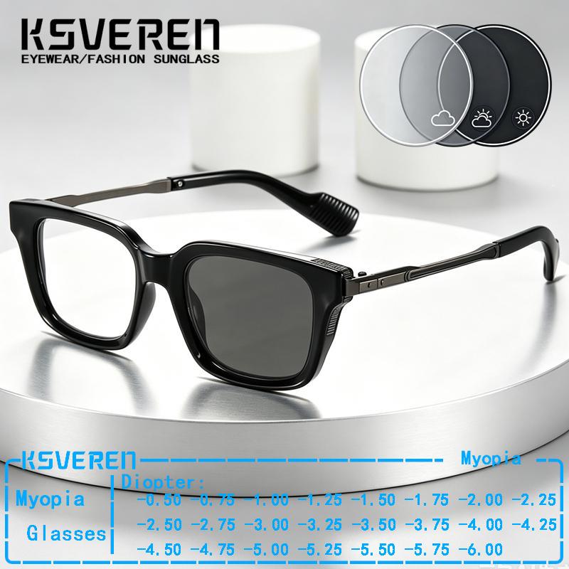 Luxury Design Square Photochro - Women'S Fashion Glasses With Clear Lenses 评论和价格